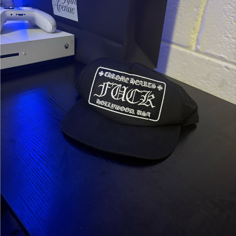 Chrome heart hat F*CK